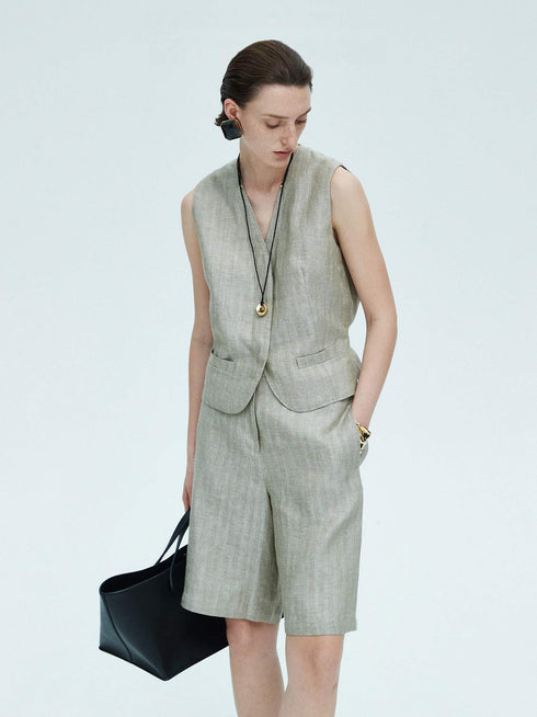 Heritage Linen Vest